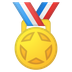 Cómo se ve el emoji Medalla deportiva en Google.