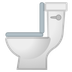 A quoi ressemblent les emoji Toilettes sur Google.