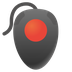 Hvordan Trackball emoji ser ud på Google.