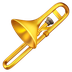 Hvordan Basun emoji ser ud på Google.