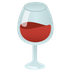 A quoi ressemblent les emoji Verre de vin sur Google.