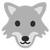 A quoi ressemblent les emoji Loup sur Google.