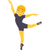 Hur Balettdansare emoji ser ut på Joypixels.