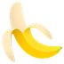 How Banana emoji looks on Joypixels.