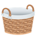 Bagaimana Basket emoji terlihat di Joypixels.