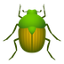 Bagaimana Beetle emoji terlihat di Joypixels.