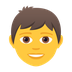 How Boy emoji looks on Joypixels.