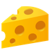 Bagaimana Cheese Wedge emoji terlihat di Joypixels.