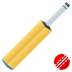 How Cricket Game emoji looks on Joypixels.