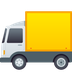 Bagaimana Delivery Truck emoji terlihat di Joypixels.