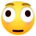 Hur Ansikte i närbild emoji ser ut på Joypixels.