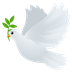 Bagaimana Dove emoji terlihat di Joypixels.