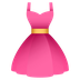 Bagaimana Dress emoji terlihat di Joypixels.