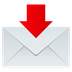 How Envelope with Arrow emoji looks on Joypixels.