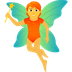 How Fairy emoji looks on Joypixels.