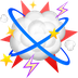 Hur Slagsmål emoji ser ut på Joypixels.