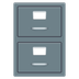 How File Cabinet emoji looks on Joypixels.