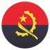 How Flag: Angola emoji looks on Joypixels.