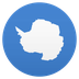 How Flag: Antarctica emoji looks on Joypixels.