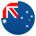 How Flag: Australia emoji looks on Joypixels.