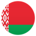 How Flag: Belarus emoji looks on Joypixels.