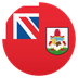 How Flag: Bermuda emoji looks on Joypixels.