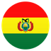 Bagaimana Flag: Bolivia emoji terlihat di Joypixels.