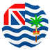 How Flag: British Indian Ocean Territory emoji looks on Joypixels.