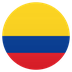 How Flag: Colombia emoji looks on Joypixels.