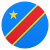 Bagaimana Flag: Congo - Kinshasa emoji terlihat di Joypixels.