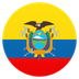 How Flag: Ecuador emoji looks on Joypixels.