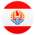 Bagaimana Flag: French Polynesia emoji terlihat di Joypixels.