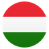 Wie Flagge: Ungarn Emoji auf Joypixels aussieht.