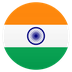 How Flag: India emoji looks on Joypixels.