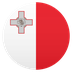 How Flag: Malta emoji looks on Joypixels.