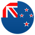 Bagaimana Flag: New Zealand emoji terlihat di Joypixels.