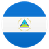 Bagaimana Flag: Nicaragua emoji terlihat di Joypixels.