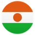 How Flag: Niger emoji looks on Joypixels.