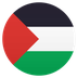 Bagaimana Flag: Palestinian Territories emoji terlihat di Joypixels.