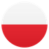 Bagaimana Flag: Poland emoji terlihat di Joypixels.