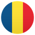 How Flag: Romania emoji looks on Joypixels.