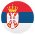 Bagaimana Flag: Serbia emoji terlihat di Joypixels.