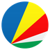 Bagaimana Flag: Seychelles emoji terlihat di Joypixels.