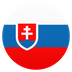 How Flag: Slovakia emoji looks on Joypixels.