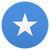 How Flag: Somalia emoji looks on Joypixels.