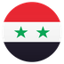 How Flag: Syria emoji looks on Joypixels.