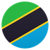 Bagaimana Flag: Tanzania emoji terlihat di Joypixels.