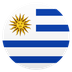 How Flag: Uruguay emoji looks on Joypixels.