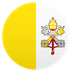 Bagaimana Flag: Vatican City emoji terlihat di Joypixels.