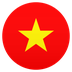 Bagaimana Flag: Vietnam emoji terlihat di Joypixels.